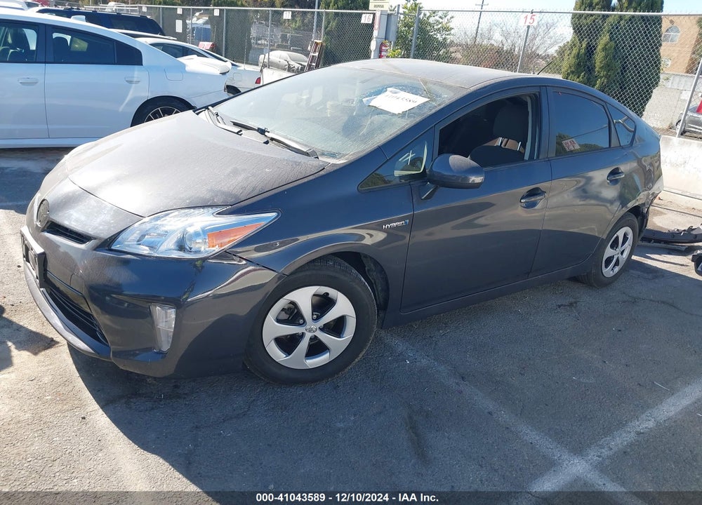 2013 TOYOTA PRIUS THREE VIN: JTDKN3DU8D5685186