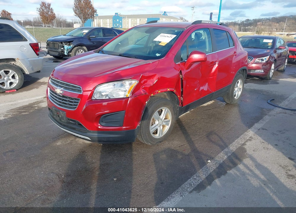 2015 CHEVROLET TRAX LT VIN: KL7CJRSB6FB200792