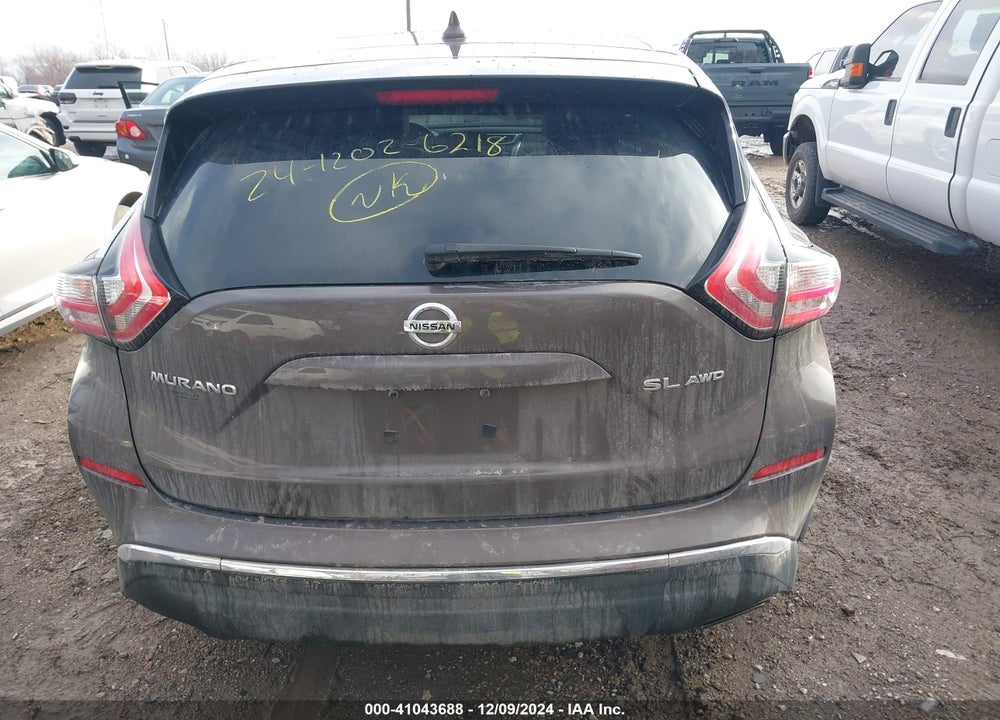 2018 NISSAN MURANO SL VIN: 5N1AZ2MH2JN175663