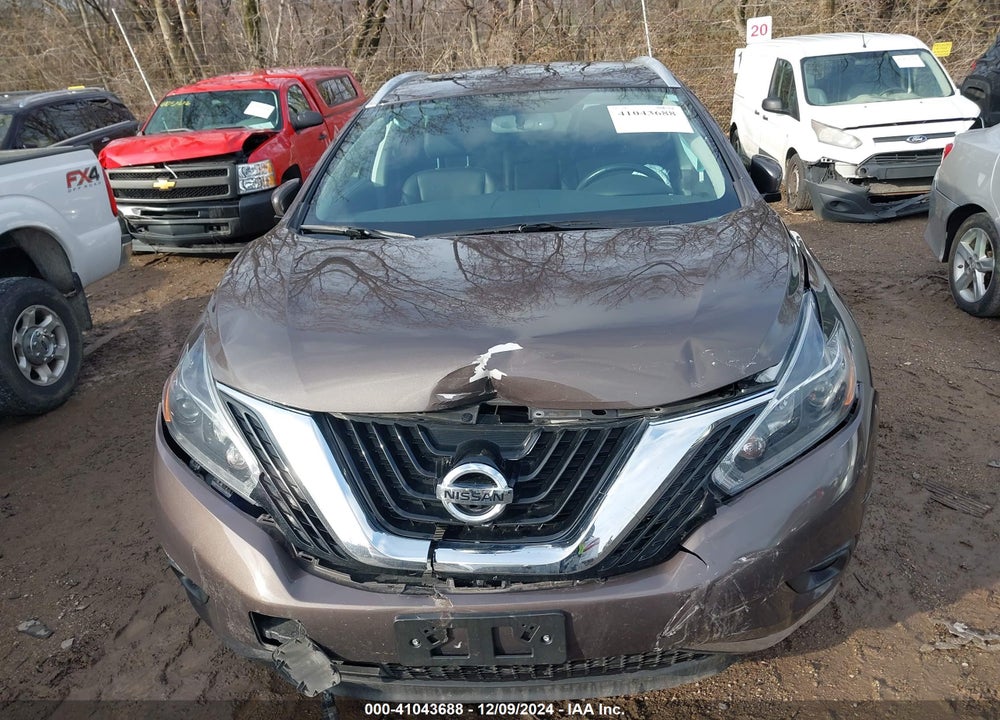 2018 NISSAN MURANO SL VIN: 5N1AZ2MH2JN175663