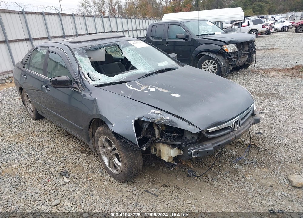 2007 HONDA ACCORD 2.4 EX VIN: 1HGCM56777A005317
