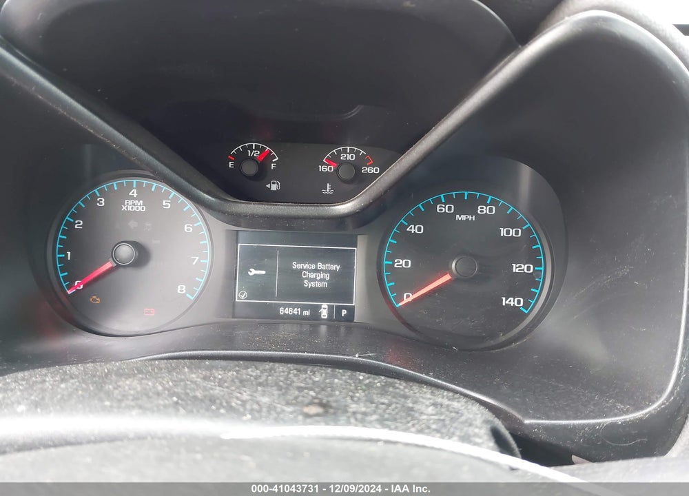2017 CHEVROLET COLORADO VIN: 1GCGTBENXH1221794
