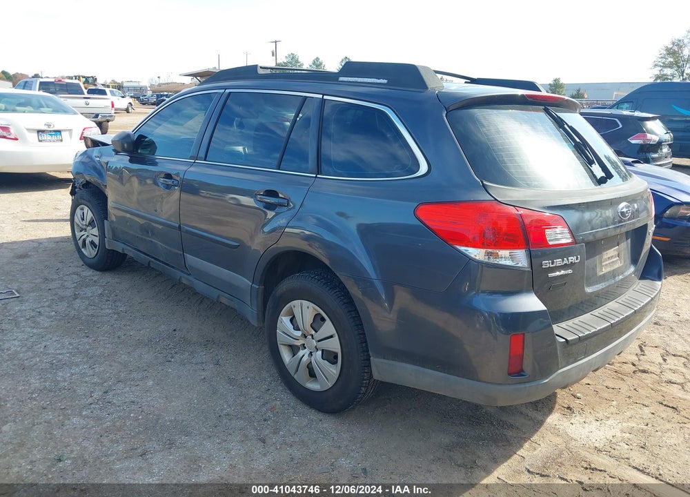 2012 SUBARU OUTBACK 2.5I VIN: 4S4BRCAC5C3255766