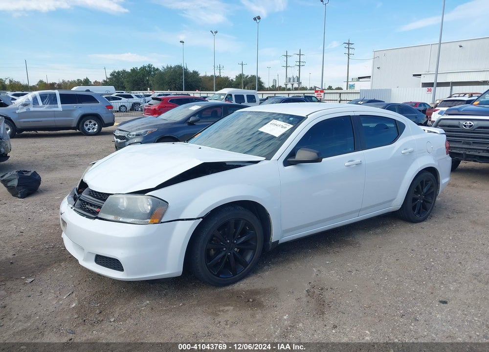 2014 DODGE AVENGER SE VIN: 1C3CDZAB8EN202363