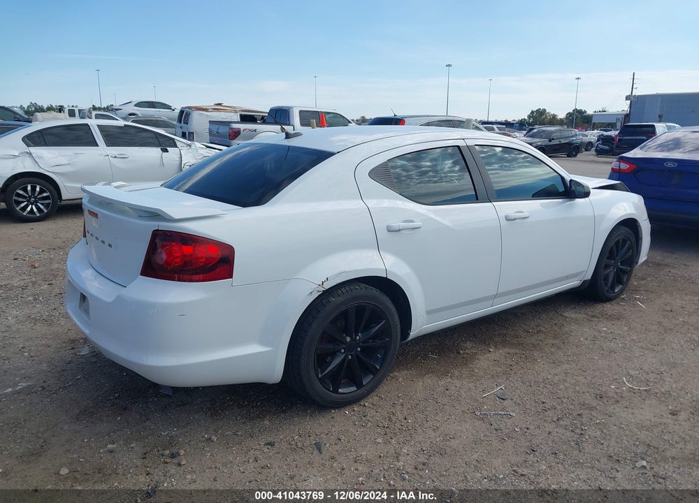2014 DODGE AVENGER SE VIN: 1C3CDZAB8EN202363