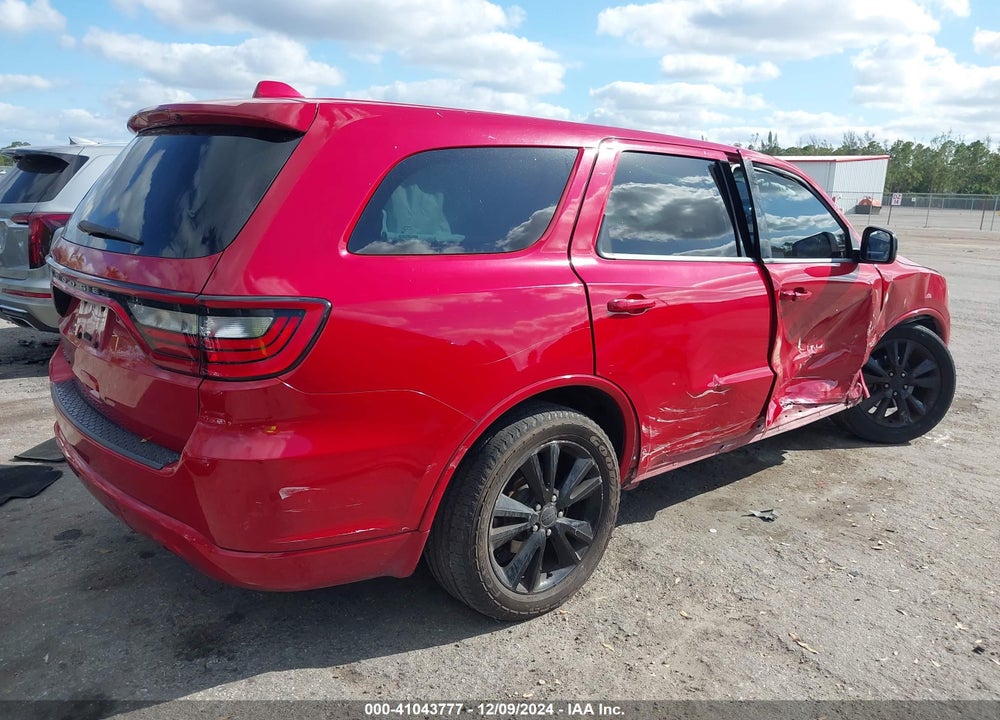 2015 DODGE DURANGO SXT VIN: 1C4RDHAG3FC127368