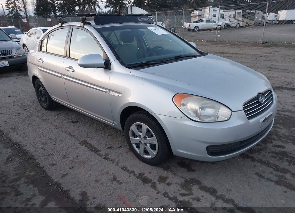 2007 HYUNDAI ACCENT GLS VIN: KMHCN46C77U140875