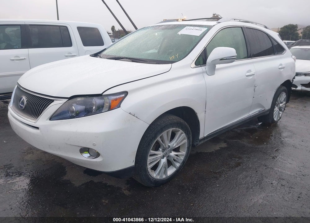 2010 LEXUS RX 450H VIN: JTJBC1BA0A2012616