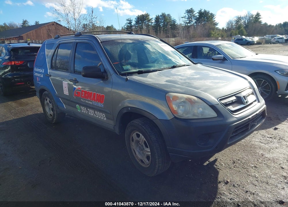 2005 HONDA CR-V LX VIN: SHSRD78555U334711
