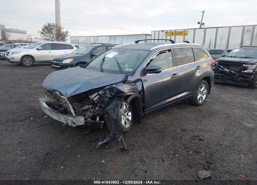 2019 TOYOTA HIGHLANDER LIMITED VIN: 5TDDZRFH1KS931437