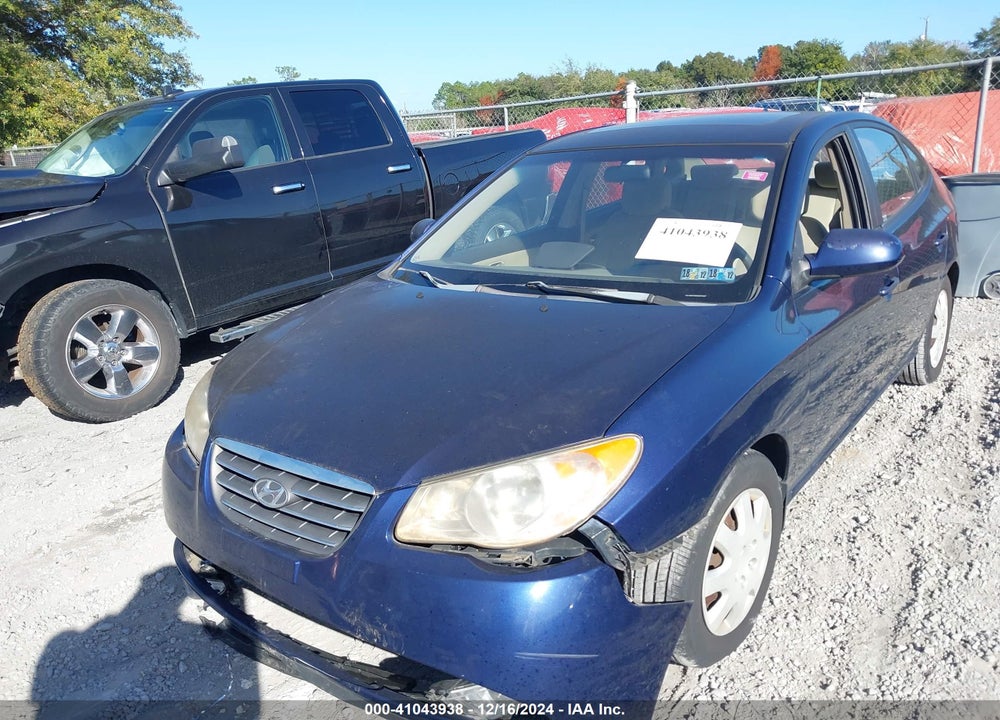 2009 HYUNDAI ELANTRA GLS VIN: KMHDU46D89U751307