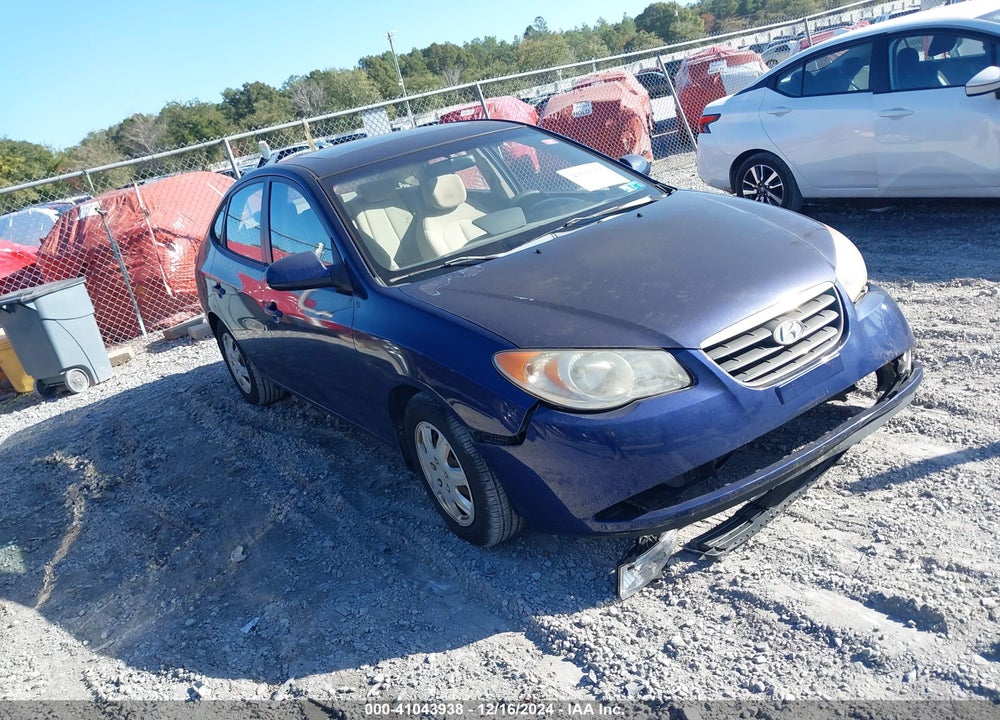 2009 HYUNDAI ELANTRA GLS VIN: KMHDU46D89U751307