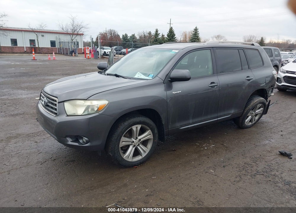 2008 TOYOTA HIGHLANDER SPORT VIN: JTEES43A782096331
