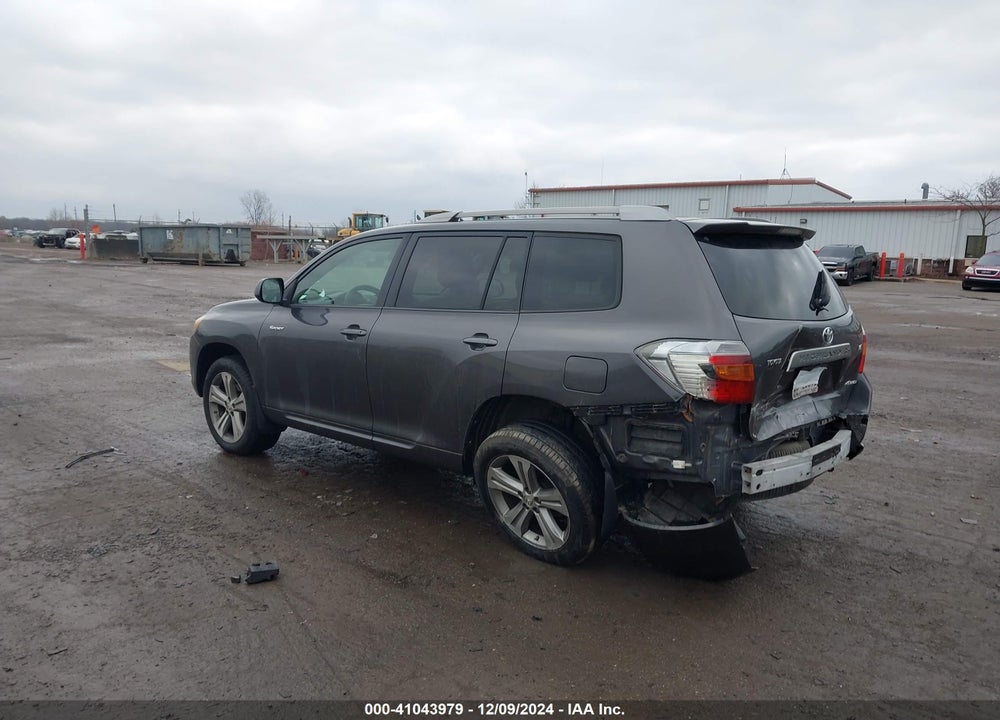 2008 TOYOTA HIGHLANDER SPORT VIN: JTEES43A782096331