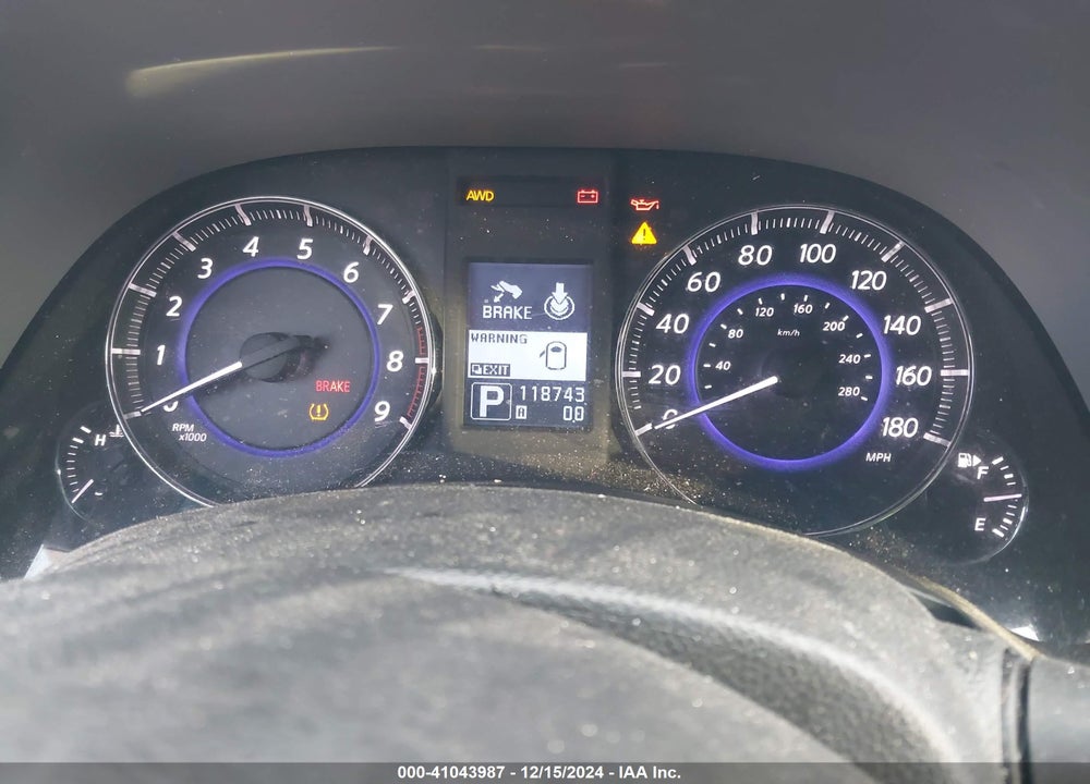2012 INFINITI FX35 VIN: JN8AS1MW4CM155297