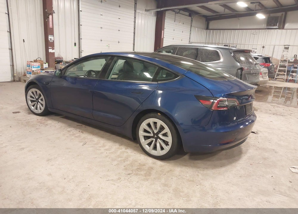 2022 TESLA MODEL 3 VIN: 5YJ3E1EB9NF186113
