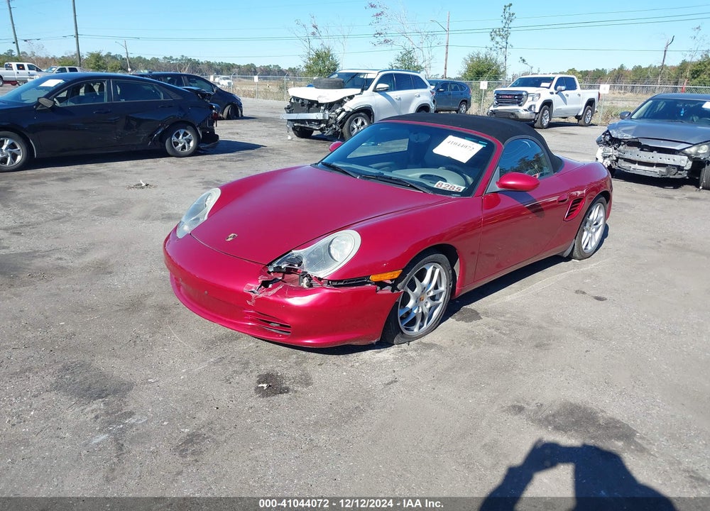 2003 PORSCHE BOXSTER VIN: WP0CA29803U621671