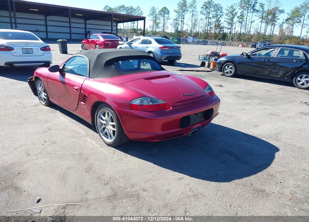 2003 PORSCHE BOXSTER VIN: WP0CA29803U621671