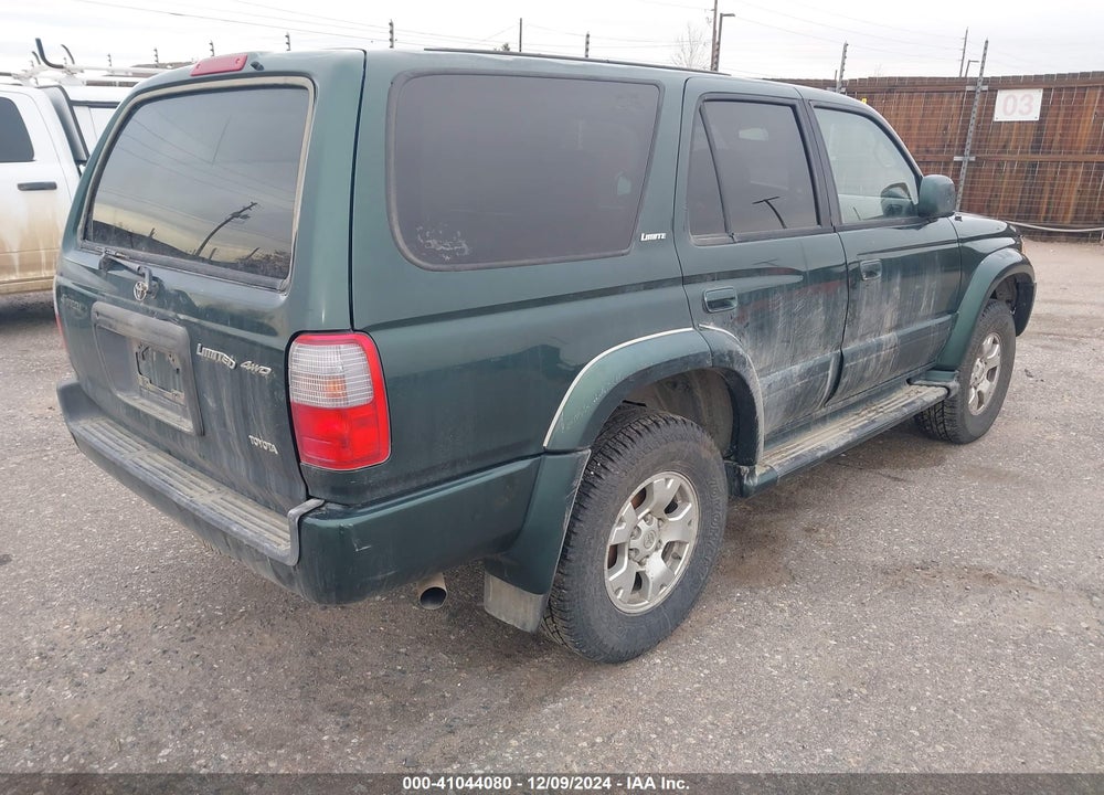 1999 TOYOTA 4RUNNER LIMITED V6 VIN: JT3HN87R4X0202992