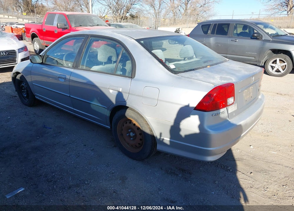 2005 HONDA CIVIC LX VIN: 2HGES16575H520810