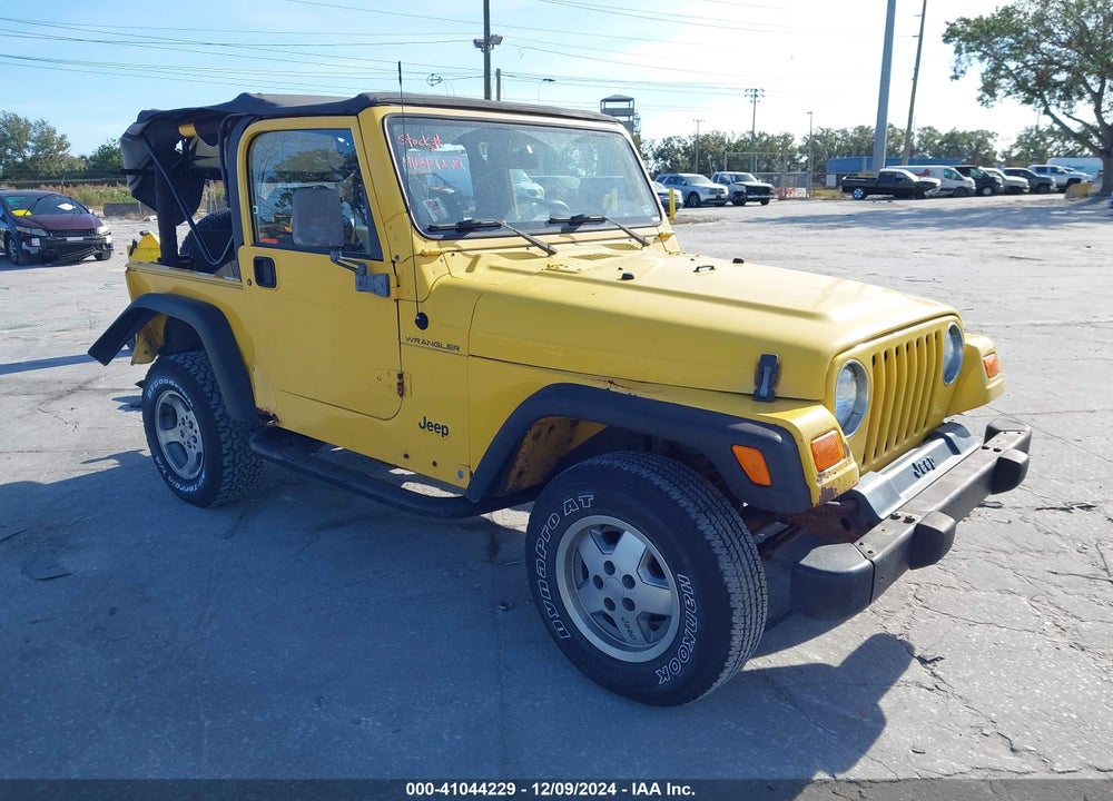 2000 JEEP WRANGLER SE VIN: 1J4FA29P4YP706985
