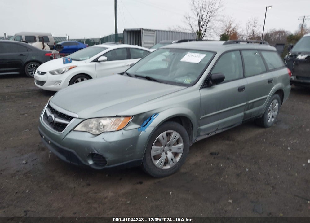 2009 SUBARU OUTBACK 2.5I VIN: 4S4BP60C597314325