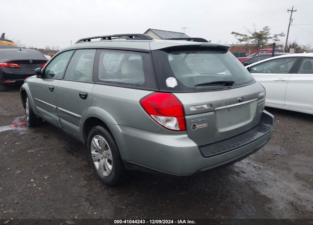 2009 SUBARU OUTBACK 2.5I VIN: 4S4BP60C597314325
