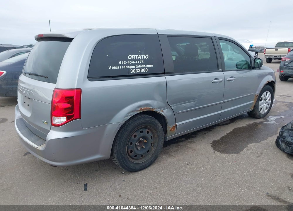 2014 DODGE GRAND CARAVAN SE VIN: 2C4RDGBG3ER346345