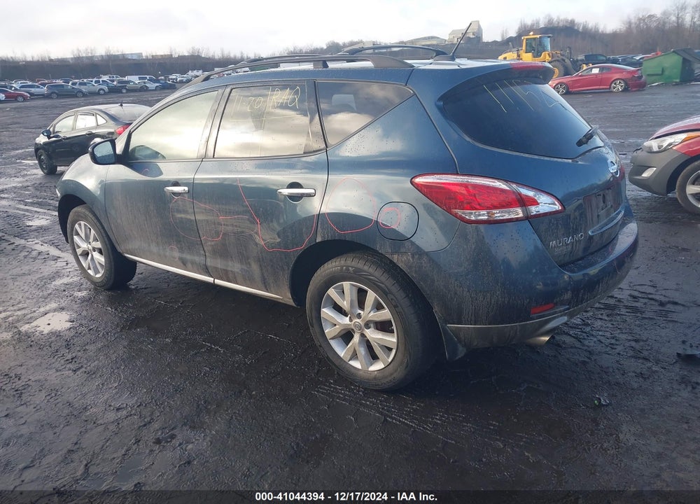 2012 NISSAN MURANO SV VIN: JN8AZ1MWXCW231136