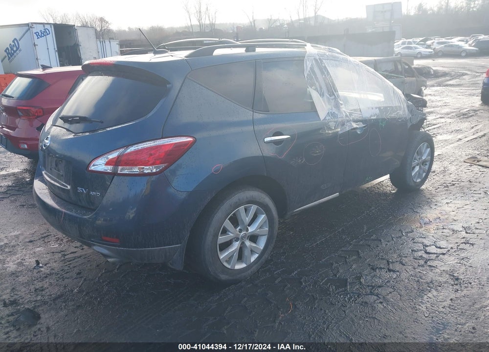 2012 NISSAN MURANO SV VIN: JN8AZ1MWXCW231136