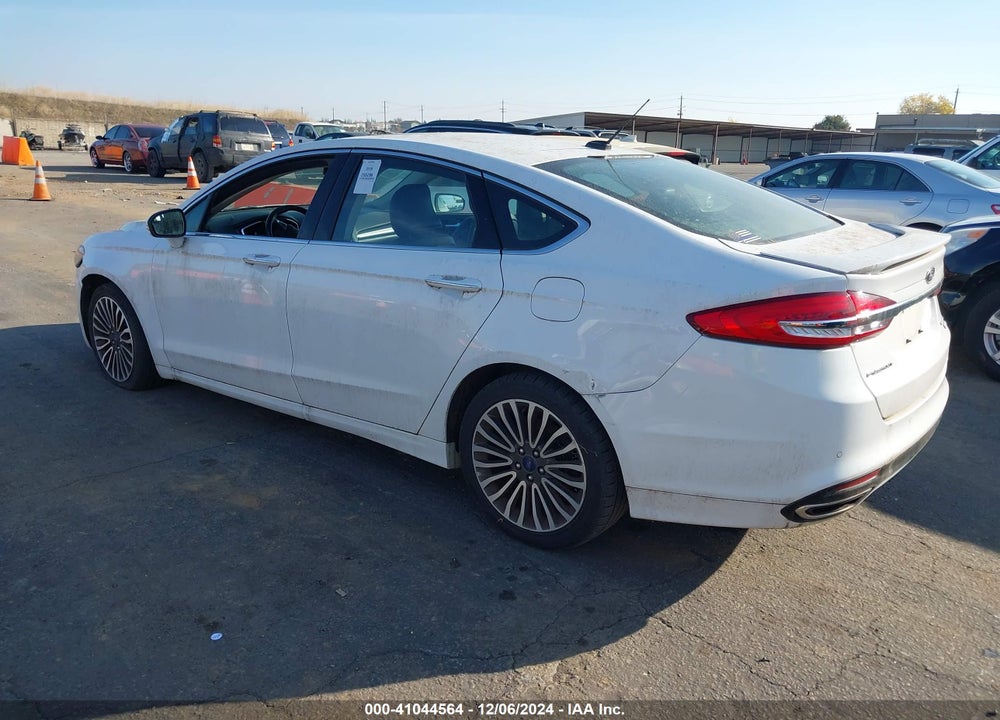 2018 FORD FUSION TITANIUM VIN: 3FA6P0D9XJR124685