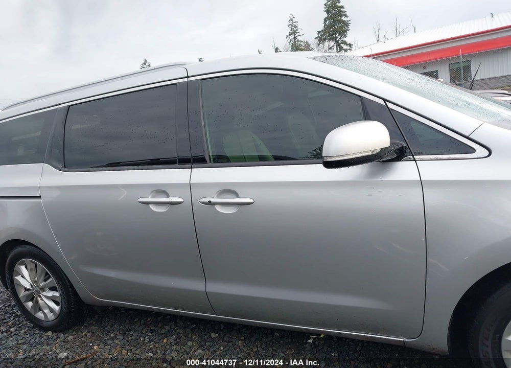 2016 KIA SEDONA EX VIN: KNDMC5C11G6162320