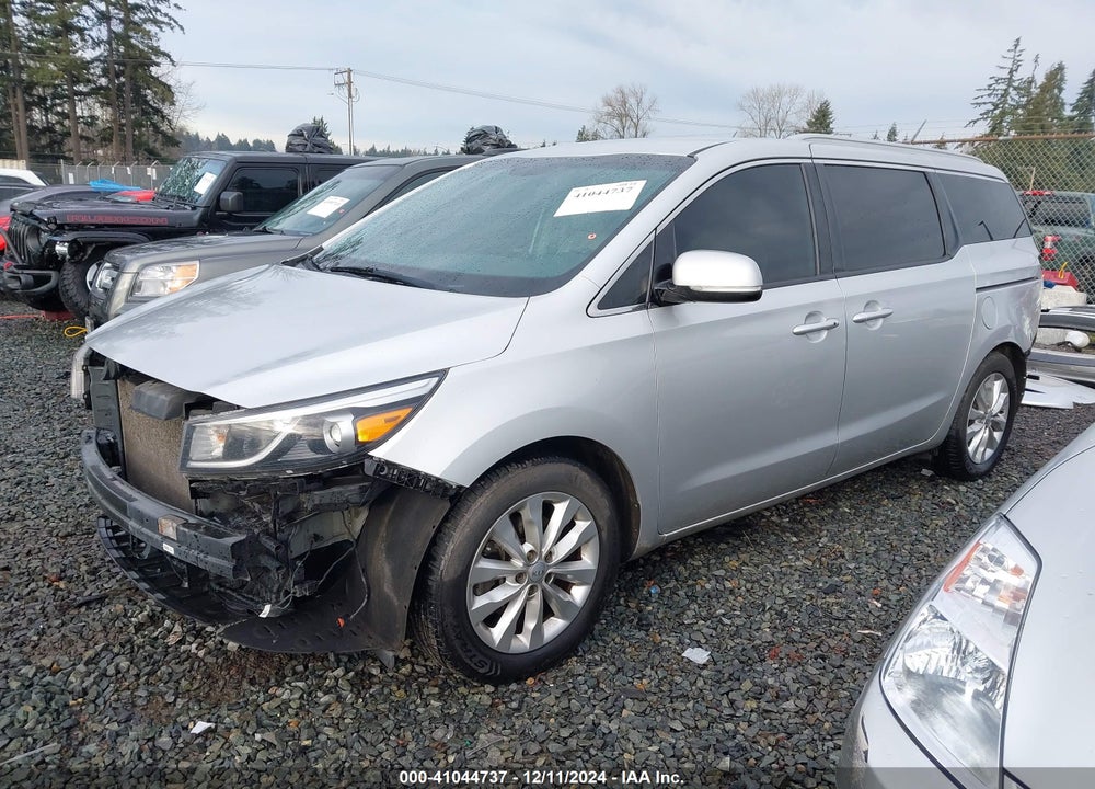 2016 KIA SEDONA EX VIN: KNDMC5C11G6162320