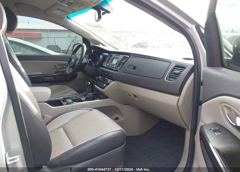 2016 KIA SEDONA EX VIN: KNDMC5C11G6162320