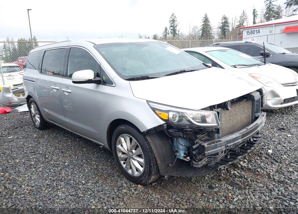 2016 KIA SEDONA EX VIN: KNDMC5C11G6162320
