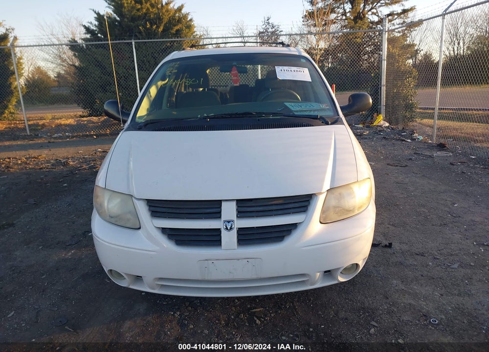 2006 DODGE GRAND CARAVAN SXT VIN: 2D4GP44L66R695821
