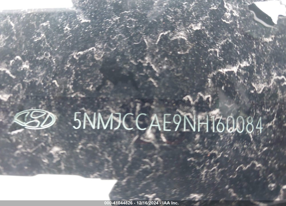 2022 HYUNDAI TUCSON SEL VIN: 5NMJCCAE9NH160084