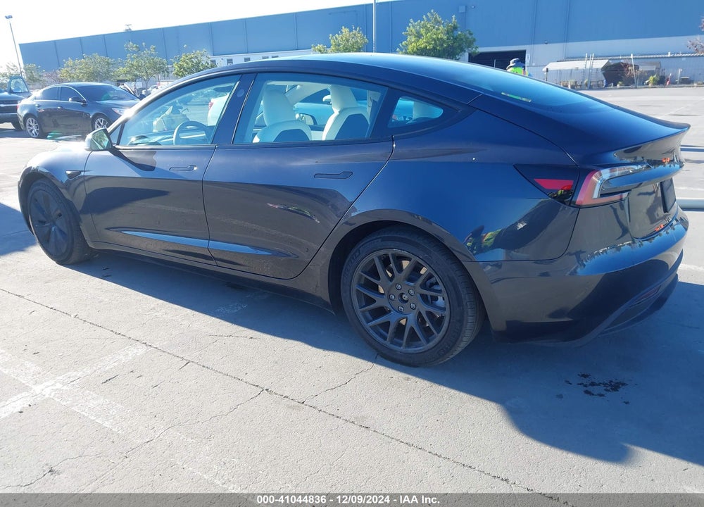 2024 TESLA MODEL 3 LONG RANGE DUAL MOTOR ALL-WHEEL DRIVE VIN: 5YJ3E1EB3RF760453