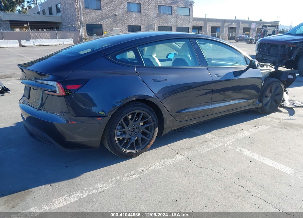 2024 TESLA MODEL 3 LONG RANGE DUAL MOTOR ALL-WHEEL DRIVE VIN: 5YJ3E1EB3RF760453