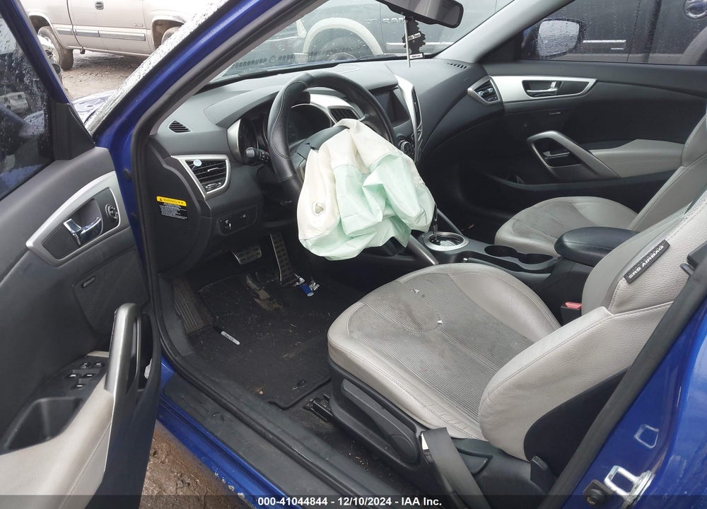 2012 HYUNDAI VELOSTER BASE W/GRAY VIN: KMHTC6AD1CU027063