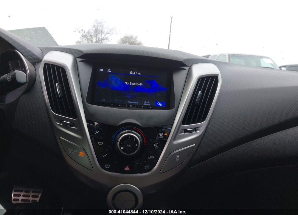 2012 HYUNDAI VELOSTER BASE W/GRAY VIN: KMHTC6AD1CU027063