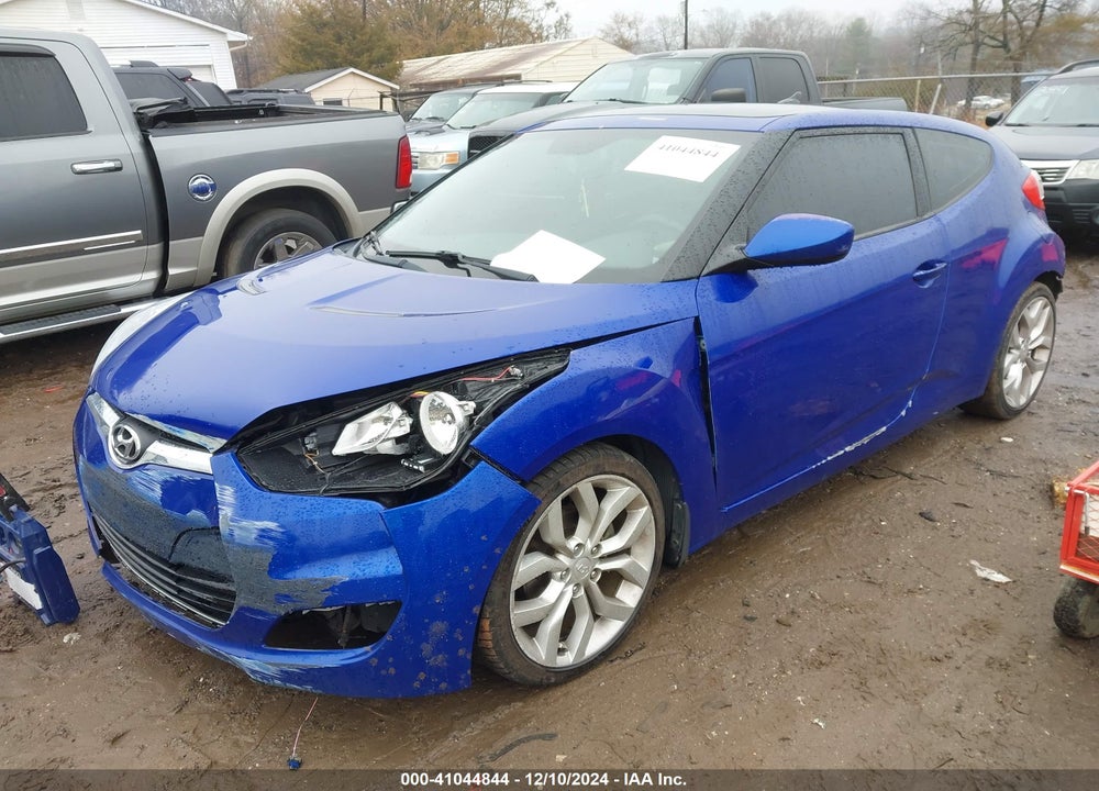 2012 HYUNDAI VELOSTER BASE W/GRAY VIN: KMHTC6AD1CU027063