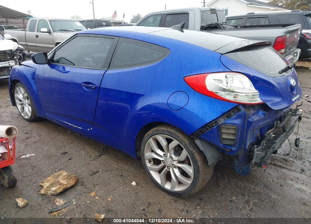 2012 HYUNDAI VELOSTER BASE W/GRAY VIN: KMHTC6AD1CU027063