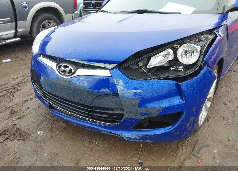 2012 HYUNDAI VELOSTER BASE W/GRAY VIN: KMHTC6AD1CU027063