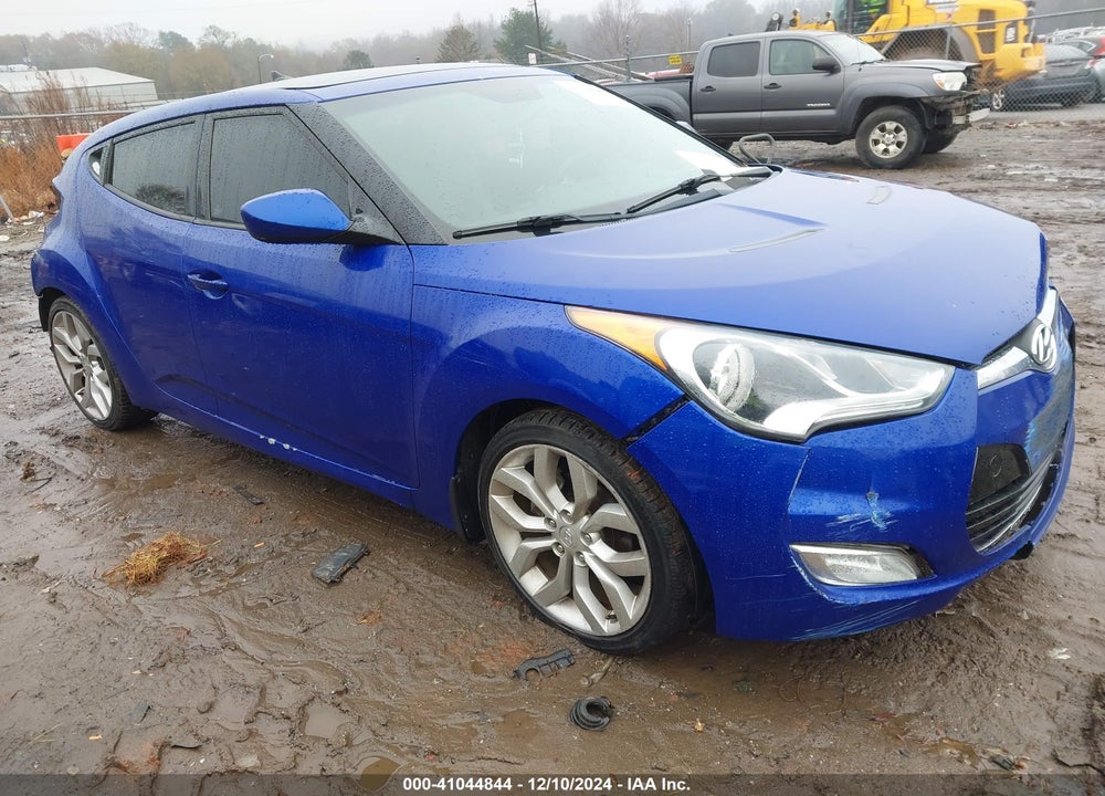 2012 HYUNDAI VELOSTER BASE W/GRAY VIN: KMHTC6AD1CU027063