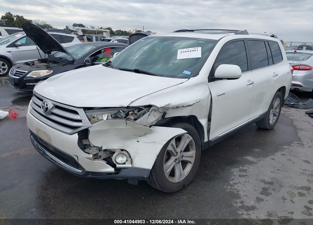 2013 TOYOTA HIGHLANDER LIMITED V6 VIN: 5TDYK3EH2DS124593