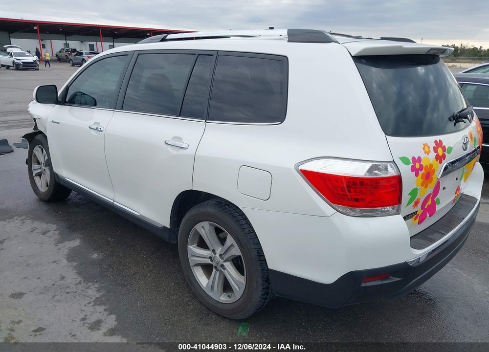 2013 TOYOTA HIGHLANDER LIMITED V6 VIN: 5TDYK3EH2DS124593