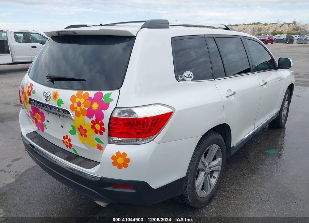 2013 TOYOTA HIGHLANDER LIMITED V6 VIN: 5TDYK3EH2DS124593