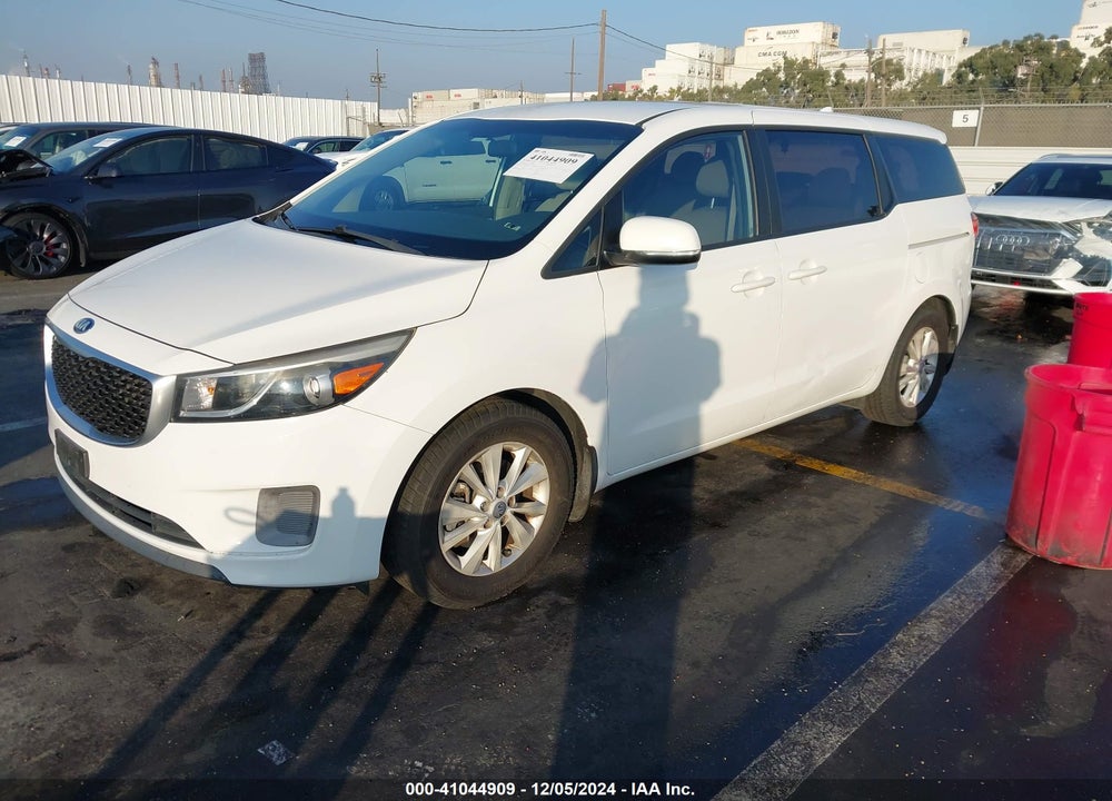 2015 KIA SEDONA L VIN: KNDMA5C17F6026276