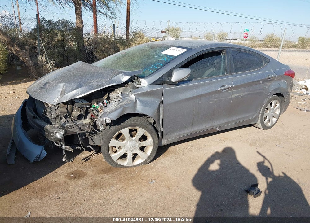2013 HYUNDAI ELANTRA LIMITED VIN: KMHDH4AE0DU744817